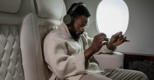 listening to music 